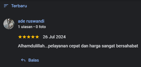 Testimoni Pelanggan Komputer 1